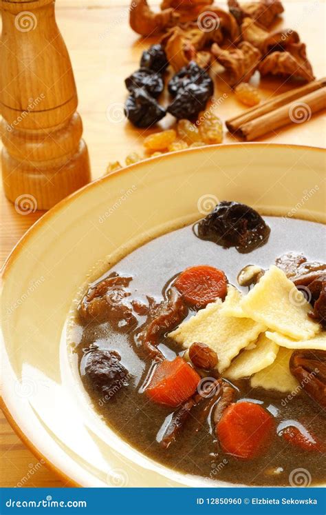 Polish Duck Blood Soup (Black Soup - Stock Photo - Image of indoor ...