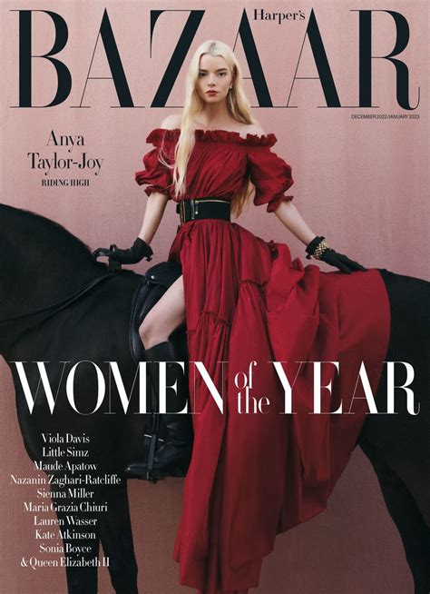 ANYA TAYLOR-JOY for Harper’s Bazaar Magazine, UK December 2022 – HawtCelebs