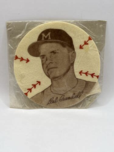 1954 SCOTT-DOUGLAS PREFERRED PRODUCTS Del Crandall BIG LEAGUE AUTOGRAPH ...