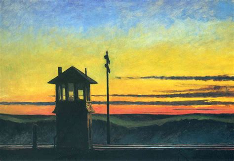 Edward Hopper - Railroad Sunset (1929) : r/museum