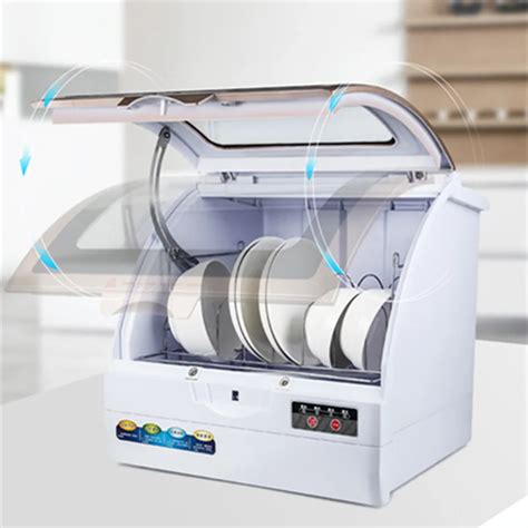 Automatic dish washer machine for one family 360C wash 8 holes spray dishwasher Drip Washing ...