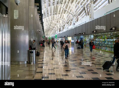 Interior Terminal 1, International Airport Benito Juarez, Mexico ...