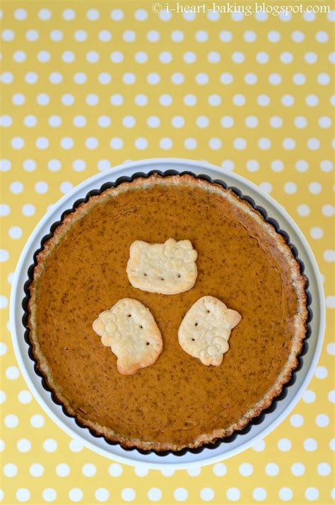 i heart baking!: hello kitty pumpkin pie