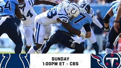 Colts vs. Titans preview Week 7