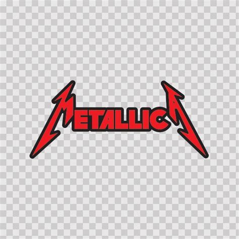 Printed vinyl Metallica Logo | Stickers Factory