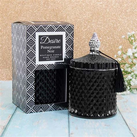 Desire Pomegranate Noir Boutique Candle Jar