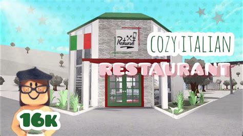 Bloxburg: Cozy Italian Restaurant 16k - YouTube