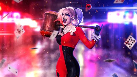 Harley Quinn Margot Wallpaper,HD Superheroes Wallpapers,4k Wallpapers,Images,Backgrounds,Photos ...