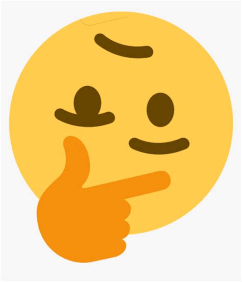 Thinking Face Emoji Meme , Png Download - Discord Thinking Emoji Png, Transparent Png ...