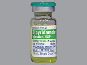 Dipyridamole Intravenous : Uses, Side Effects, Interactions, Pictures, Warnings & Dosing - WebMD