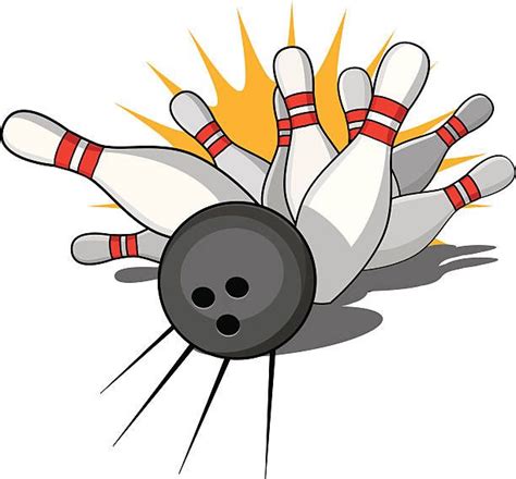 Royalty Free Bowling Strike Clip Art, Vector Images ... | Bowling, Clip ...