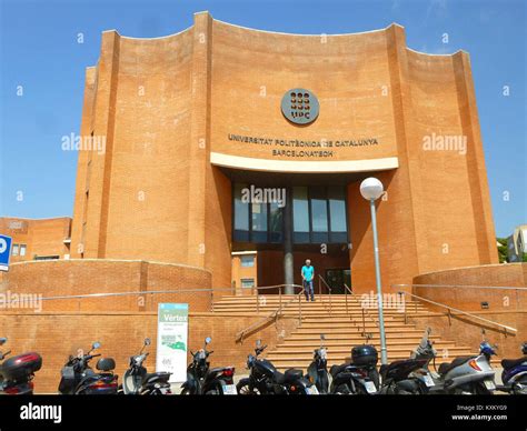 Barcelona - Universidad Politécnica de Cataluña (UPC) - Campus Norte - Edificio Vèrtex 2 Stock ...