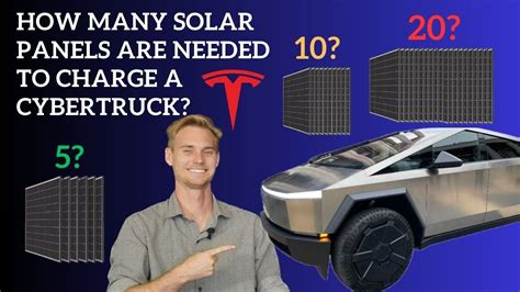 How Many Solar Panels Will You Need To Charge A Tesla Cybertruck? EV ...