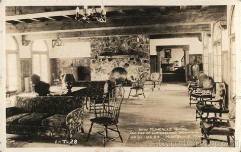 New Monteagle Hotel on Top of Cumberland Mountain Tennessee Postcard