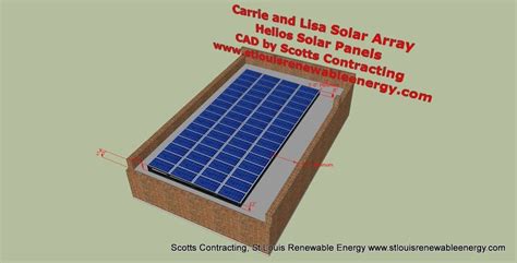 Typical Solar Array Layout for StLouis Home with a Flat Roof Arrays, Flat Roof, Go Green, Solar ...