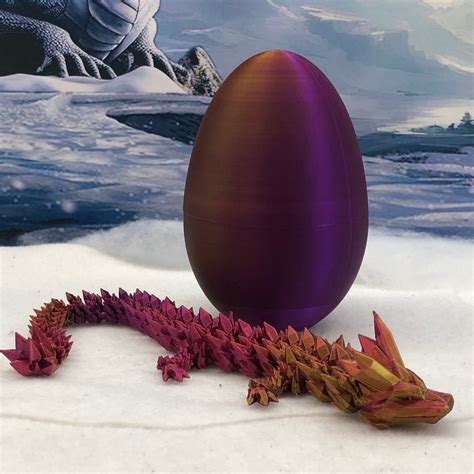 Crystal Dragon and Dragon Egg Articulated Adult Crystal Dragon - Etsy