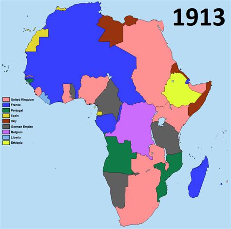 Africa Colonization Map