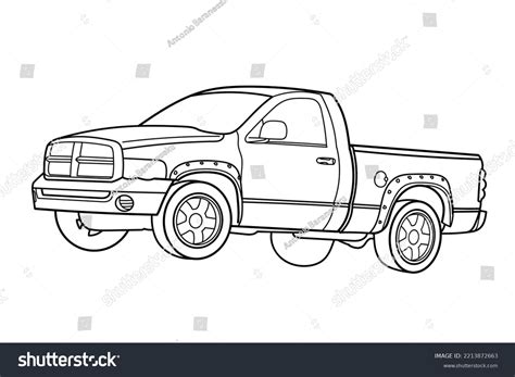 90 4x4 Truck 3d Outline Images, Stock Photos & Vectors | Shutterstock