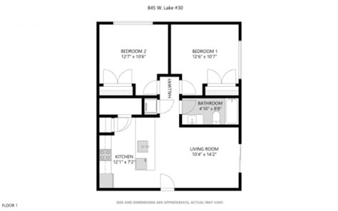 Floor Plans of Westlake Place Apartments in South Lyon, MI