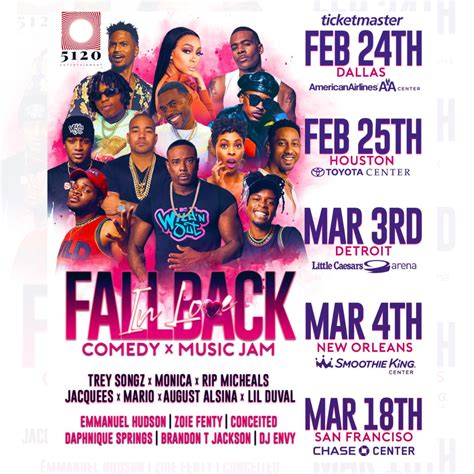 "FALL BACK IN LOVE COMEDY AND MUSIC Jam Tour" Kicks Off in Dallas on February 24th | ThisisRnB ...