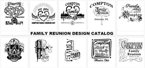 Free Family Reunion T-Shirt Design Catalog – In His Image by Dani