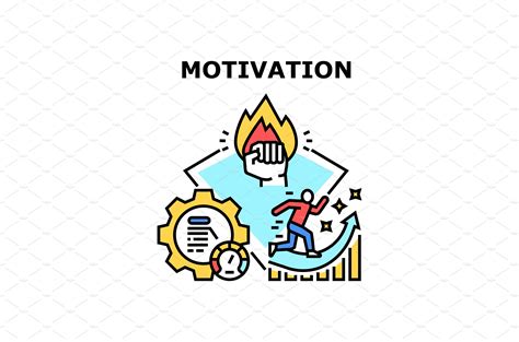 Motivation Goal Vector Concept Color | Graphic Objects ~ Creative Market