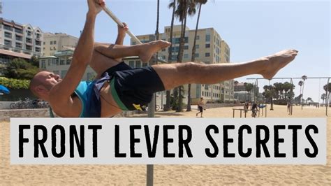 The Best Front Lever Tips, Drills and Progressions Beyond the Basic Tuck! - YouTube