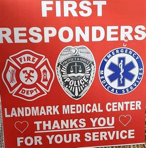 Landmark Medical Center Staff Thanks Woonsocket First Responders | Woonsocket, RI Patch