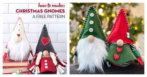 Christmas Gnomes Free Sewing Pattern