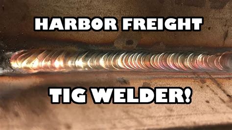 Harbor Freight TIG WELDING STAINLESS STEEL! - YouTube