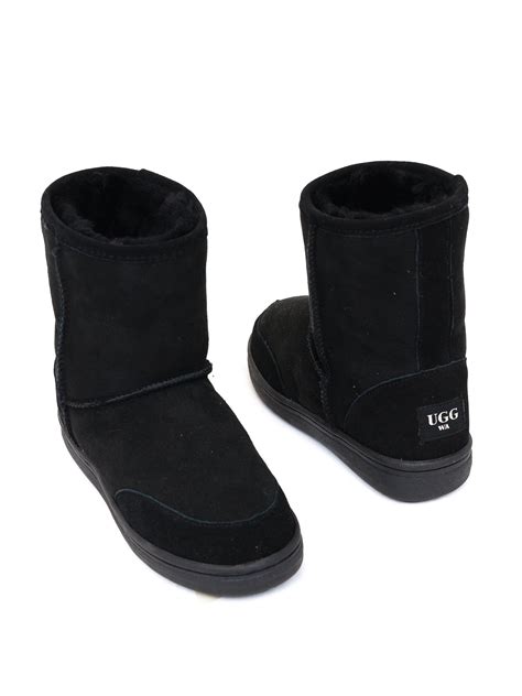 Ugg Boots - Kids Black - Prestige Sheepskin