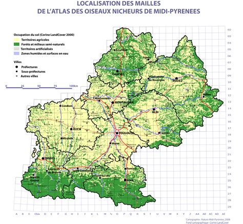 France : Carte des Midi-Pyrénées : page 2