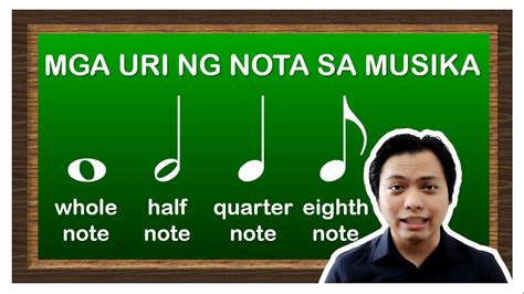 Pagkilala sa mga Uri ng Nota sa Musika │ Types of Musical Notes in Filipino - MUSIC 4 5 6 - YouTube