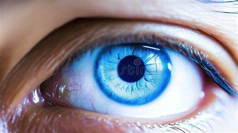 Cinemagraph of Blue Color Eyeball with the Part of the Eye Moving Stock Footage - Video of iris ...