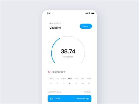 Air quality monitoring app by Collin on Dribbble