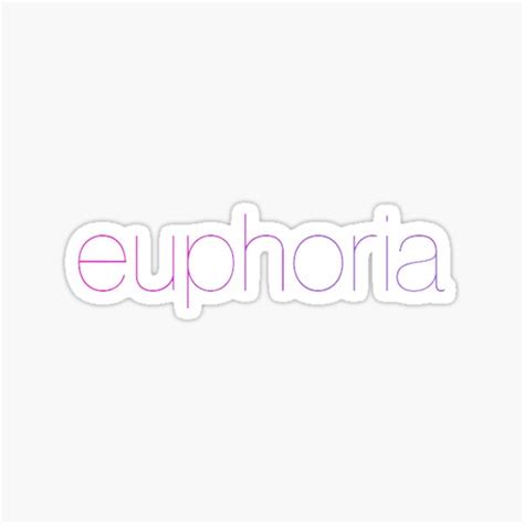 "Euphoria Logo HBO" Sticker for Sale by mayapl | Redbubble