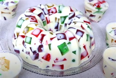 Gelatina de mosaico con lechera, receta de Claudia