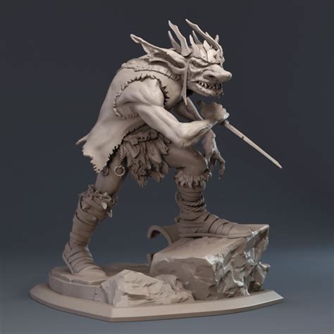 ArtStation - Krenko, Mob Boss - 3D Sculpture, Tarik Takasu | Photoshop painting, Artist, 3d ...