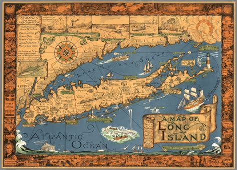 A Map Of Long Island. Drawncourtland Smith From Data Compiled - Printable Map Of Long Island ...