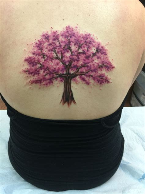 Cherry Blossom back tattoo! | Blossom tree tattoo, Cherry tree tattoos ...