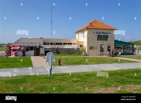 The Le Roosevelt Utah beach cafe, Utah Beach, Normandy, France Stock ...