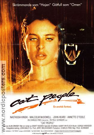 Cat People poster 1982 Nastassja Kinski director Paul Schrader original