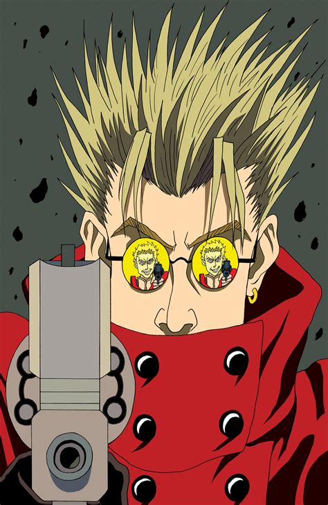 Vash VS Knives illustration I did a while back : r/Trigun