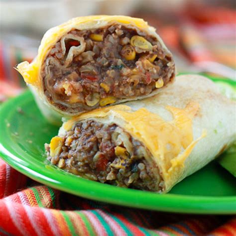 Easy Refried Bean Burrito Recipe - Burrito Walls