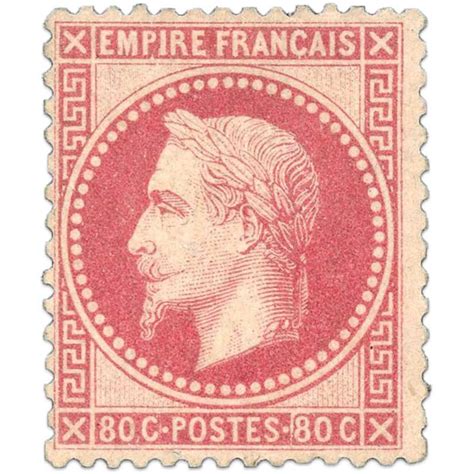 FRANCE TIMBRE-POSTE CLASSIQUE N°32 au type Napoléon 80 c. Timbre ne...