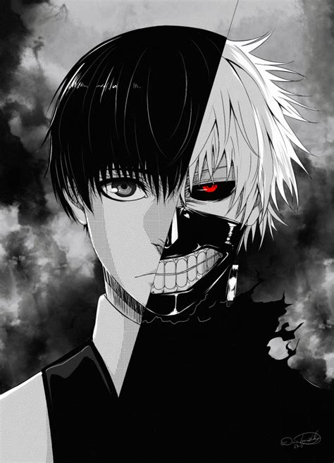 Who Am I Kaneki Ken Tokyo Ghoul Fan Art | Daily Anime Art