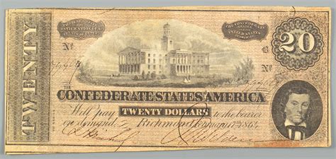 Lot 554: Collection of Confederate Currency, 6 items | Case Auctions