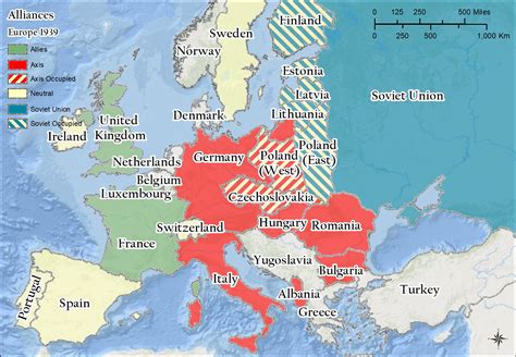 Europe: Historical Geography I – Geography of World War II – The ...