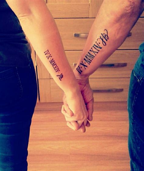 Wedding Date Tattoos - jenniemarieweddings