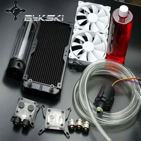 Bykski-CPU-GPU-Fan-Micro-Channel-water-cooling-system-kit-with-water ...